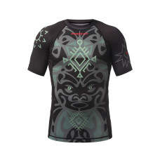 Рашгард з коротким рукавом Peresvit Maori Black Military Green