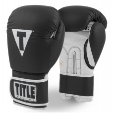 Боксерські рукавиці TITLE Pro Style Leather Training Gloves 3.0 Black