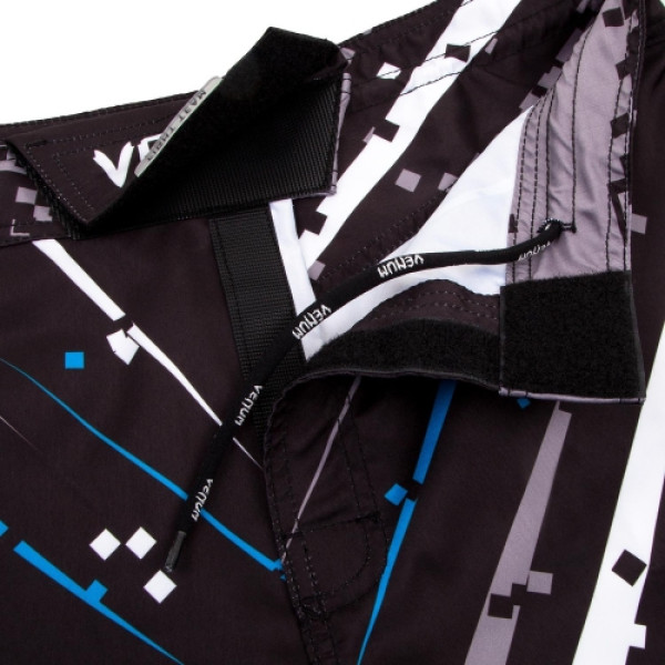 Шорти для MMA Venum Pixel Fightshorts Black Grey