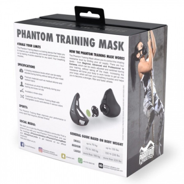 Тренувальна маска Phantom Training Mask Black