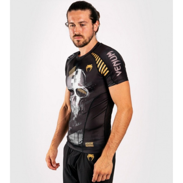 Рашгард Venum Skull Rashguard Short Sleeves Black