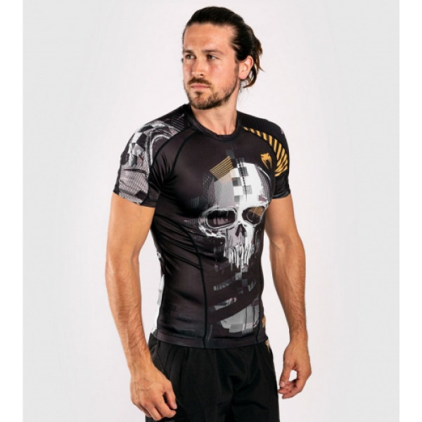 Рашгард Venum Skull Rashguard Short Sleeves Black