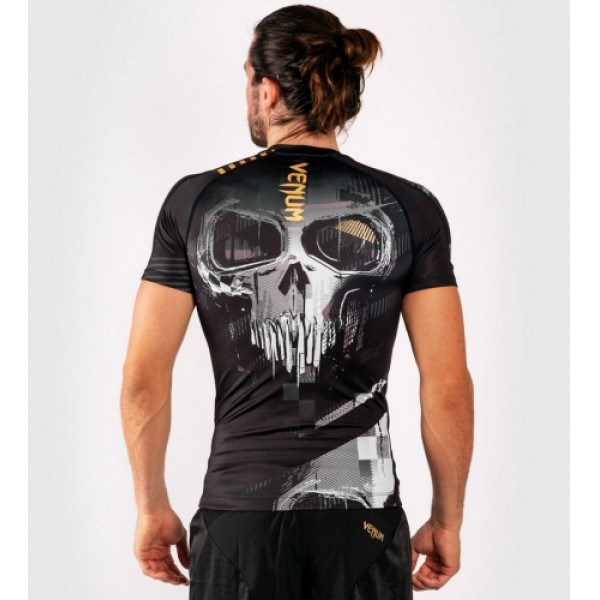 Рашгард Venum Skull Rashguard Short Sleeves Black