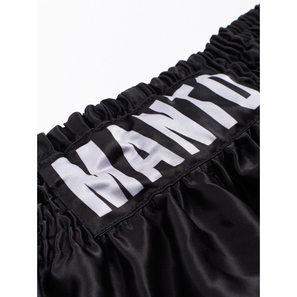 Шорти для тайського боксу MANTO Shorts Muay Thai Black Silver