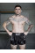 Шорти для тайського боксу MANTO Shorts Muay Thai Black Silver