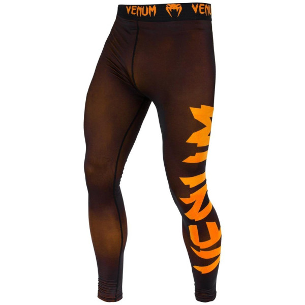 Комрпесійні штани Venum Giant Spats Black/Orange