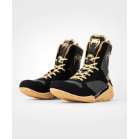 Боксерки Venum Elite Boxing Shoes Black Beige