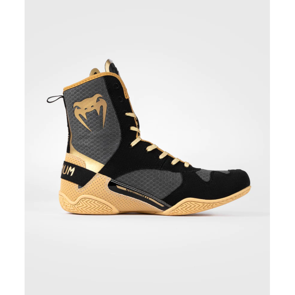 Боксерки Venum Elite Boxing Shoes Black Beige