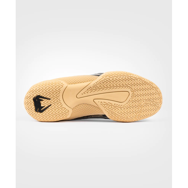 Боксерки Venum Elite Boxing Shoes Black Beige