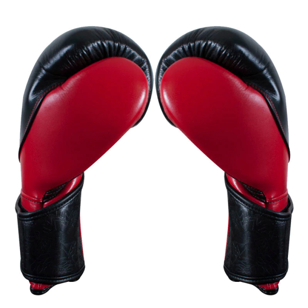 Боксерські рукавиці Cleto Reyes High Precision Leather Training Gloves Black Red
