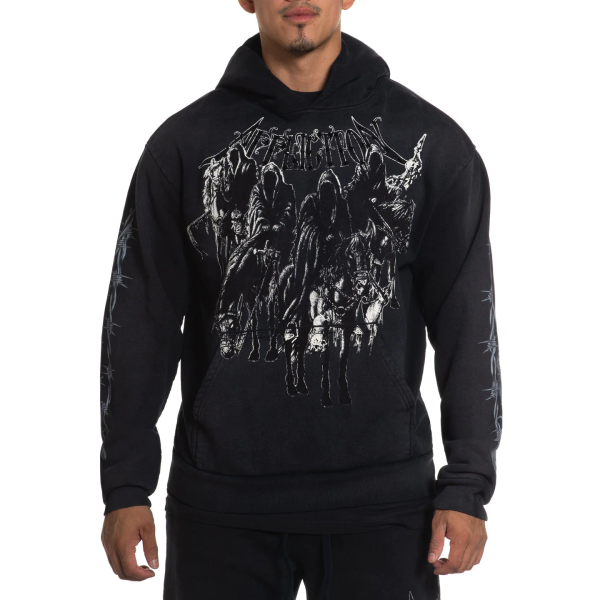 Худі Affliction Black Night Po Hood Black Beauty Potassium Spay