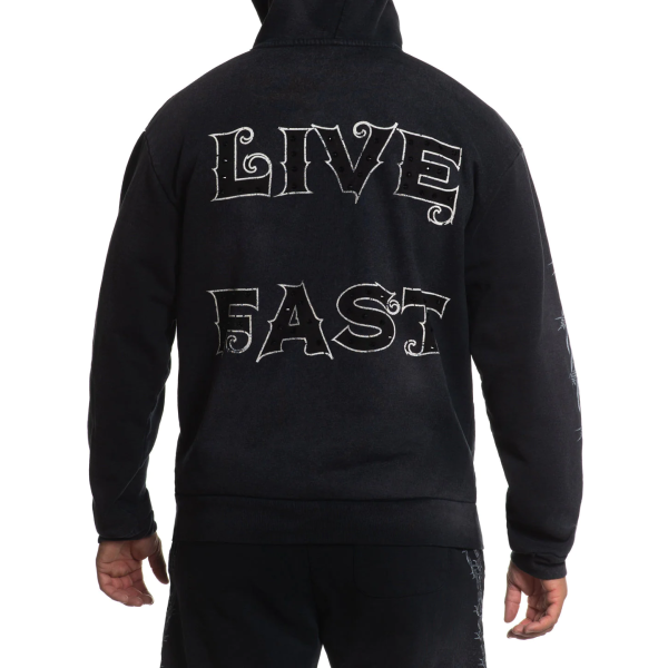 Худі Affliction Black Night Po Hood Black Beauty Potassium Spay
