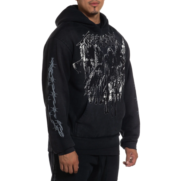 Худі Affliction Black Night Po Hood Black Beauty Potassium Spay