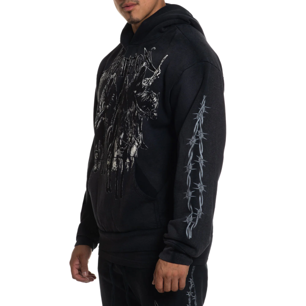 Худі Affliction Black Night Po Hood Black Beauty Potassium Spay