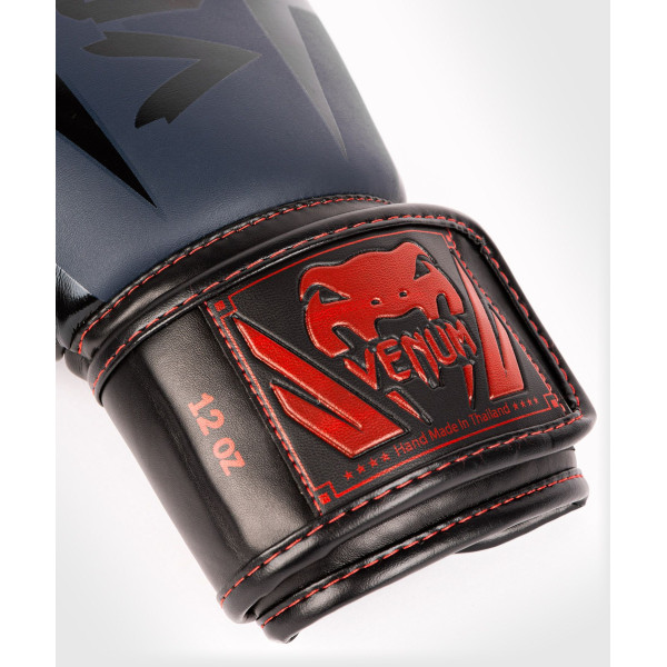Боксерські рукавиці Venum Elite Boxing Gloves Navy Blue Black-Red