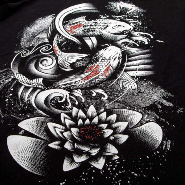 Футболка Venum Koi 2.0 T-Shirt Black White