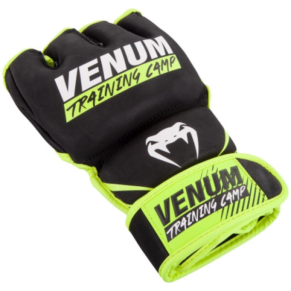 Рукавиці MMA Venum Training Camp 2.0 MMA Gloves Black Neo Yellow