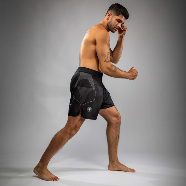 Шорти для ММА Venum Nexus Fight Shorts Black Silver