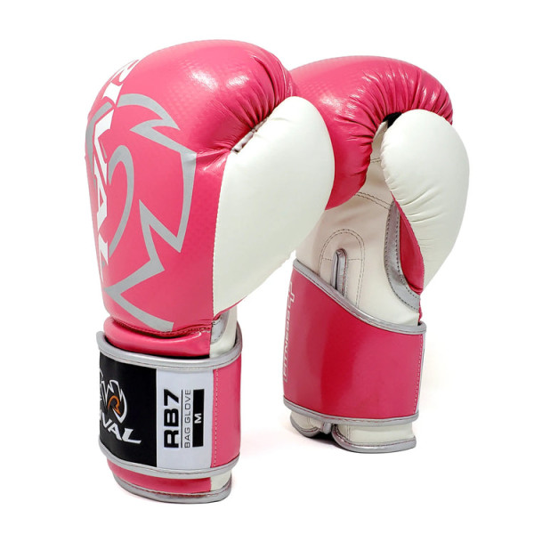 Боксерські рукавиці Rival RB7 Fitness and Bag Glove Pink White