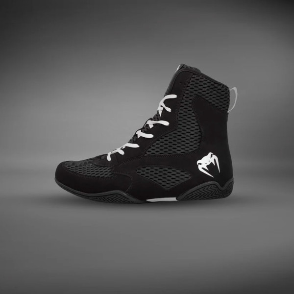 Боксерки Venum Contender Boxing Shoes Black White