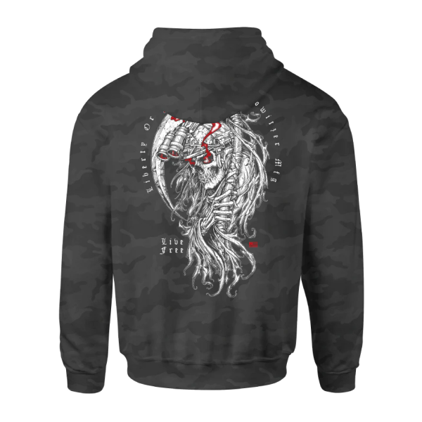 Худі Howitzer Liberty Reaper Po Hood Black Camo