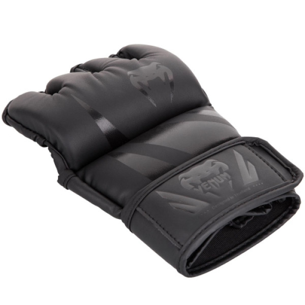 Рукавиці MMA Venum Challenger MMA Gloves Without Thumb Black Black