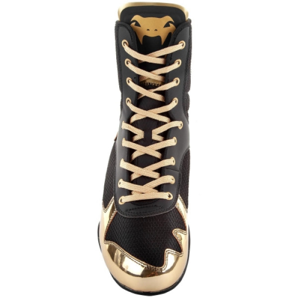 Боксерки Venum Elite Boxing Shoes Black Gold