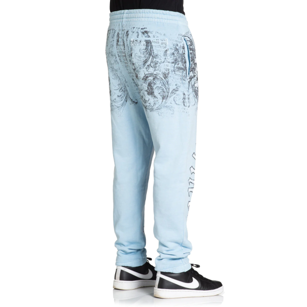 Спортивні штани Affliction Collapse Sweatpant Sky Blue Pigment Dye