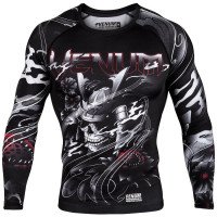 Рашгард Venum Samurai Skull Rashguard Long Sleeves Black