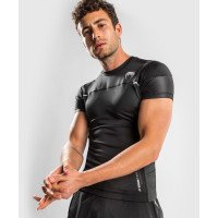Рашгард Venum tempest 2.0 Rashguard Short Sleeves Black Grey