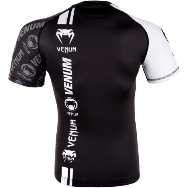 Рашгард Venum Logos Short Sleeves Rashguards Black