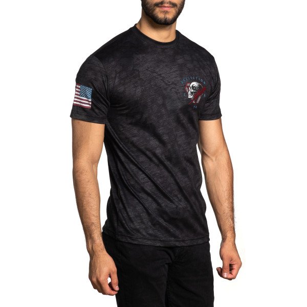 Футболка Affliction CK Tribunal A24272 Black Mass