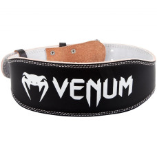 Атлетичний пояс Venum Hyperlift Leather Weightifting Belt Black