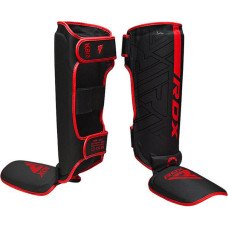 Захист гомілки RDX F6 Kara MMA Shin Instep Guards Matte Red