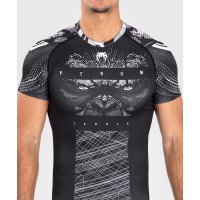 Рашгард Venum Gorilla Jungle Rashguard Short Sleeves Black White