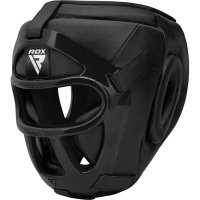 Шолом RDX T1 HeadGuard with Removable Face Cage Black