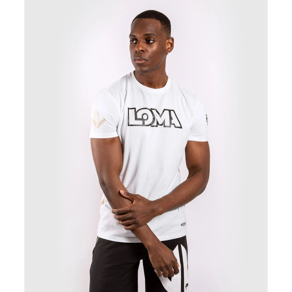 Футболка Venum Origins T-shirt Loma Edition White Black