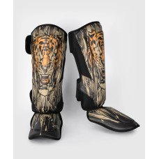 Захист гомілки Venum Tiger Shin Guards Black Neon Orange