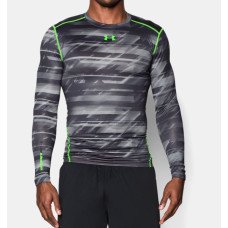 Компресійна футболка Under Armour ColdGear® Armour Printed Compression Stealth Gray