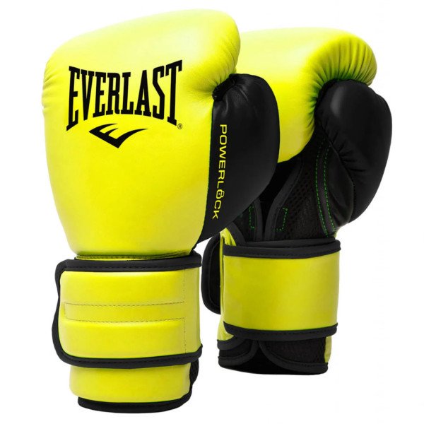 Боксерські рукавиці Everlast Powerlock 2 Hook & Loop Pro Training Gloves Neon Yellow