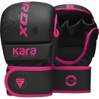 Рукавиці для MMA RDX F6 Kara Shooter Sparring Gloves Matte Pink