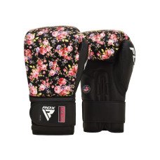 Жіночі боксерські рукавиці RDX FL5 Floral Boxing Gloves Black
