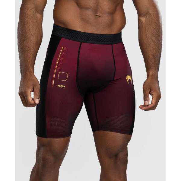 Компресійні шорти Venum Tactical XT Vale Tudo - Black/Burgundy/Gold