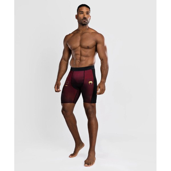 Компресійні шорти Venum Tactical XT Vale Tudo - Black/Burgundy/Gold