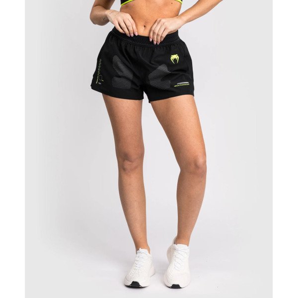 Жіночі спортивні шорти Venum Training Camp 4.0 Training Short - Black/Neon Green