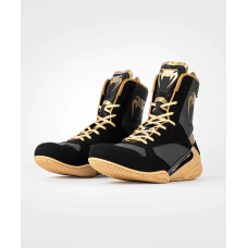 Боксерки Venum Elite Boxing Shoes Black Beige
