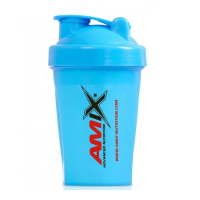 Пластиковий шейкер Amix Shaker Mini 400ml Neon Blue