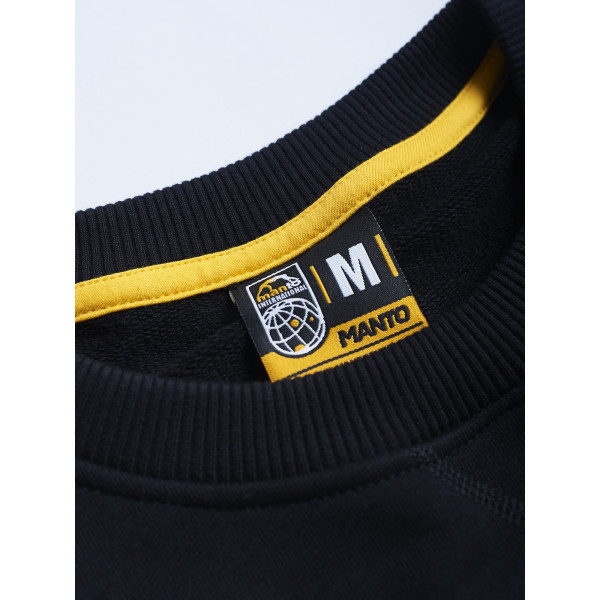 Світшот MANTO Crewneck Logo 2.0 Black