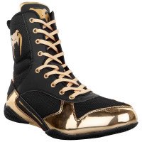 Боксерки Venum Elite Boxing Shoes Black Gold
