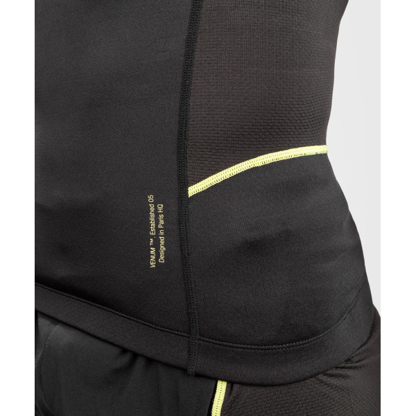 Рашгард Venum Fusion 2.0 Men’s Rashguard Short Sleeves Black Yellow